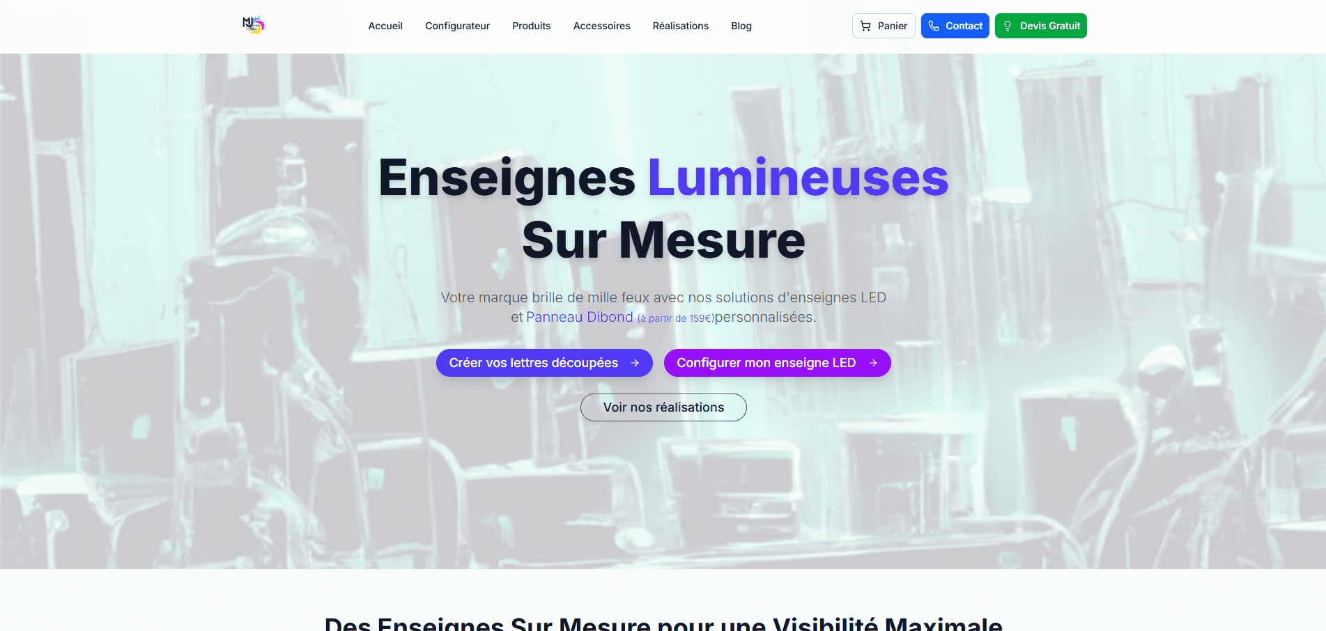 ليتر 3 دي شوب / إم جاي باب - مشروع تصميم موقع ويب